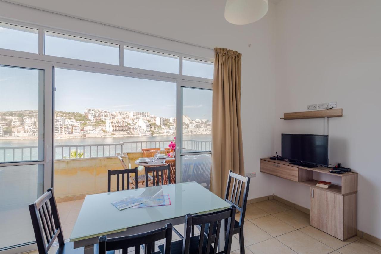 Blue Harbour Seafront 3 Bedroom Apartment, With Spectacular Sea Views From Terrace - By Getawaysmalta St. Paul's Bay Bagian luar foto